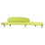 Wood Freeform Sofa in Wood and Fabric by Isamu Noguchi, Vitra, Germany, 2002 For Sale - Image 7 of 7