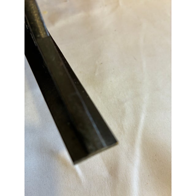 Vintage Wood Wall Shelf With Cast Iron Brackets For Sale - Image 10 of 10