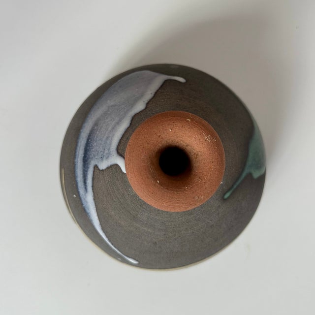 1960s 1960s Italian Mid-Century Modern Vase Bruno Gambone Pottery For Sale - Image 5 of 9