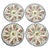 Oyster Plates, France, 1950s, Set of 4 For Sale - Image 9 of 9