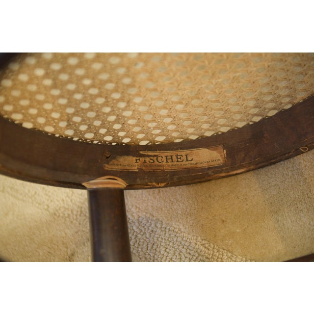 Bentwood Bistro Chairs from Fischel, 1930s, Set of 2 For Sale - Image 4 of 7