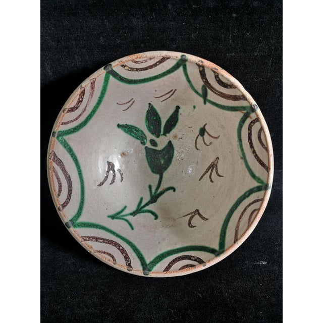 Spanish Ceramic Folk Art Bowl, 1880s For Sale - Image 4 of 15