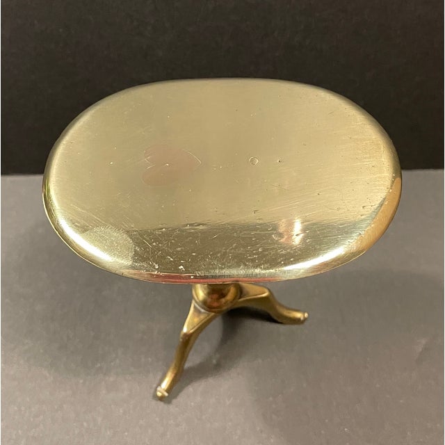 Early 19th Century Antique Brass Candle Reflector With Inlaid Copper Heart For Sale - Image 5 of 8