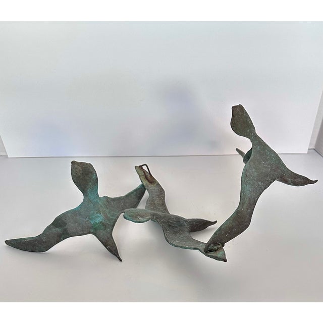Mid 20th Century Patinated Cast Iron Sculpture For Sale - Image 5 of 6