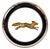 Running Fox Coasters With Black & Silver-Tone Frames – Set of 4 For Sale - Image 4 of 4