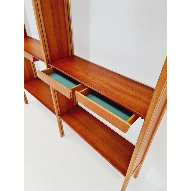 Vintage Danish Freestanding Bookshelf System in Teak by Bengt Ruda, 1960s For Sale - Image 3 of 11