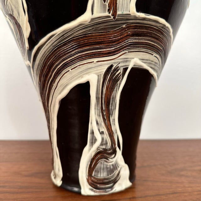 Studio Made Craig Bird Ceramic Vase Urn For Sale In Cleveland - Image 6 of 12