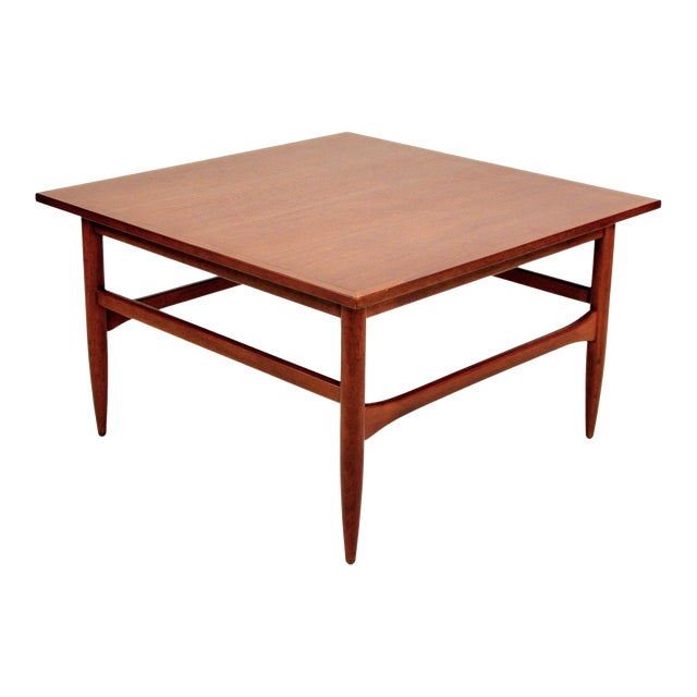 MidCentury Teak Square Coffee Table Chairish