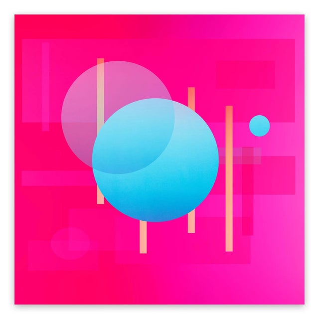 Contemporary Abstract Photographic C-Print on Canson Platine Fibre Rag "Cosmosis Collage 2b Ck6a422" by Anne Senstad For Sale - Image 4 of 4