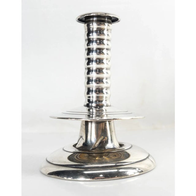 20th Century American Sterling Silver Weighted Candlestick For Sale - Image 10 of 10