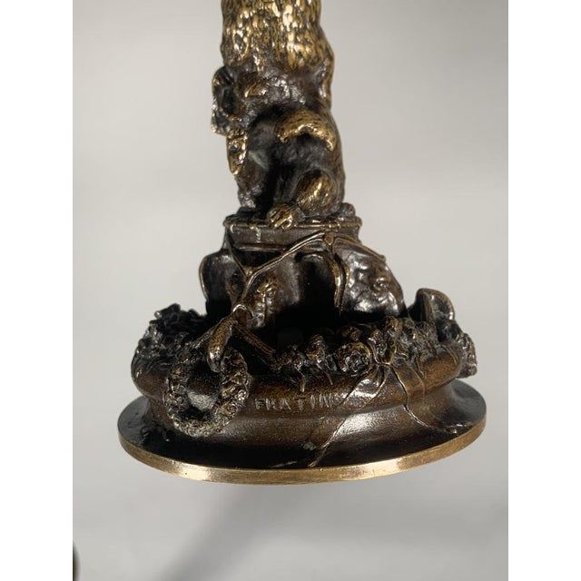 Bronze Bowls with Bears by Christophe Fratin, 1800s, Set of 2 For Sale - Image 4 of 9