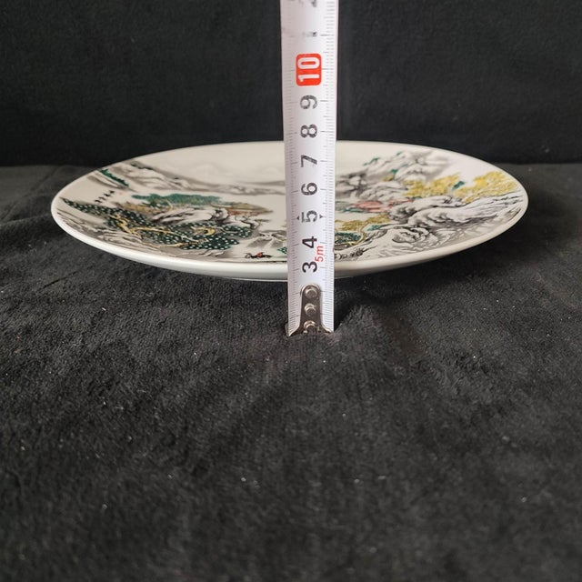 W-26cm,H-3cm Experience the beauty and elegance of Chinese history with our Chinese Vintage Porcelain Handcrafted with...
