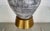 1960’s Mid-Century Modern Brutalist Ceramic & Brass Table Lamp For Sale - Image 9 of 12