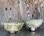 Late 20th Century Vintage Boho Cast Concrete Bowl Planters - Set of 2 For Sale - Image 5 of 12