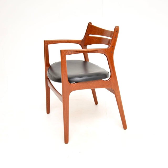 Vintage Danish Teak Carver Desk Chair by Erik Buch, 1960s For Sale - Image 6 of 11