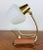 Mid-Century Modern Mid-Century Modern Table Lamp in Frosted Glass and Brass, 1960s For Sale - Image 3 of 7