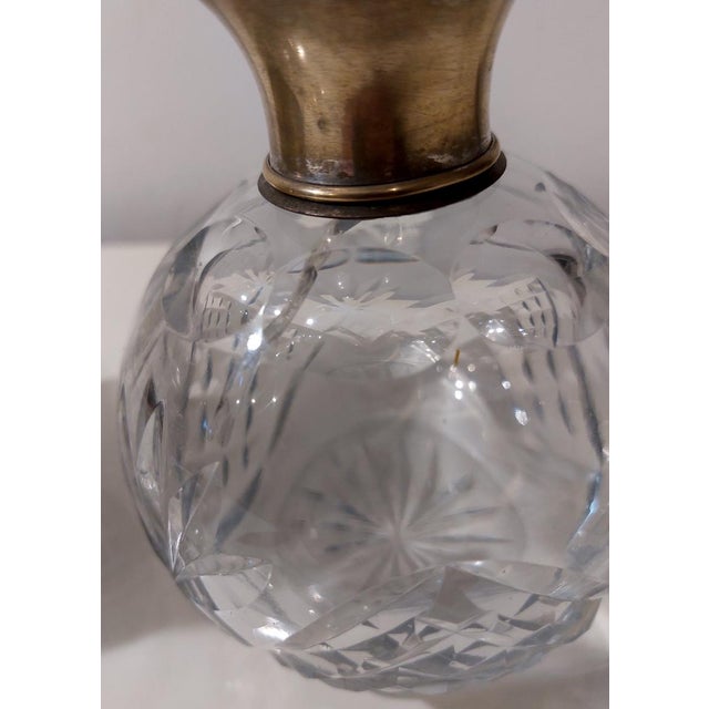 Antique Crystal and Silver Vanity Set, 1920s, Set of 3 For Sale - Image 11 of 18