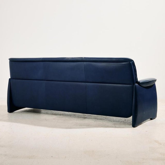 Three-Seater Leather Sofa from de Sede, 1980s For Sale - Image 3 of 13