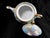 1970s Shofu Japan Footed Blue Teapot With Grapes and Raised Gold Trim For Sale - Image 4 of 7