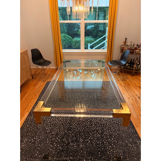 authentic Jonathan Adler Jacques Dining Table, originally purchased in 2019. This is a timeless designer table featuring a...