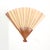 Mid-century Japanese folding fan featuring expressive ink calligraphy in a minimalist composition. Purchased in Japan...