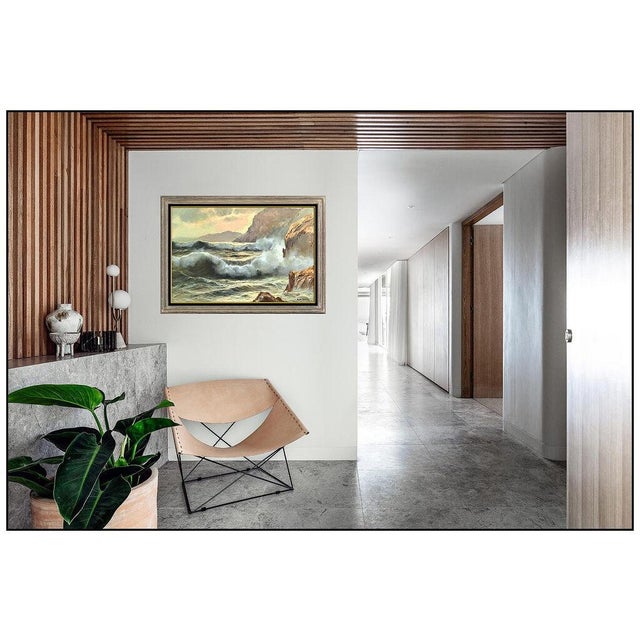 Message us to inquire about custom framing options! (Included for free with every purchase) The artwork here, "Sea Spray",...
