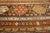 1930s Brown Geometric Tribal Antique Persian Kurdish Runner Carpet 3'10" X 13'2" Knotted Pile Rug For Sale - Image 4 of 15
