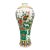 Large Hand-Painted Chinese Famille Verte Porcelain Vase With Phoenix – Chinoiserie / Asian Traditional For Sale