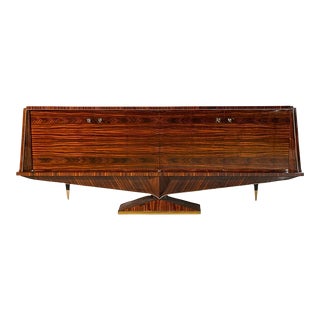 Macassar Ebony French Credenza by N. F. Ameublement, 1950 For Sale