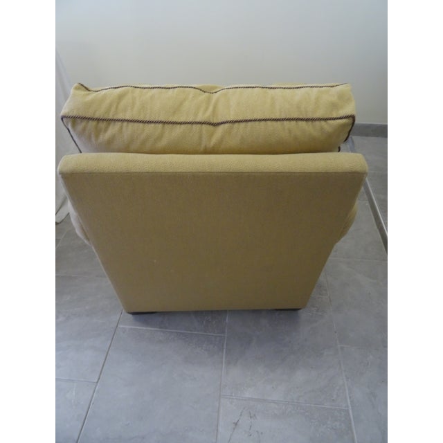 Art Deco Custom Art Deco Style Club Chair For Sale - Image 3 of 6