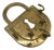 Vintage Brass Lock Key Holder For Sale