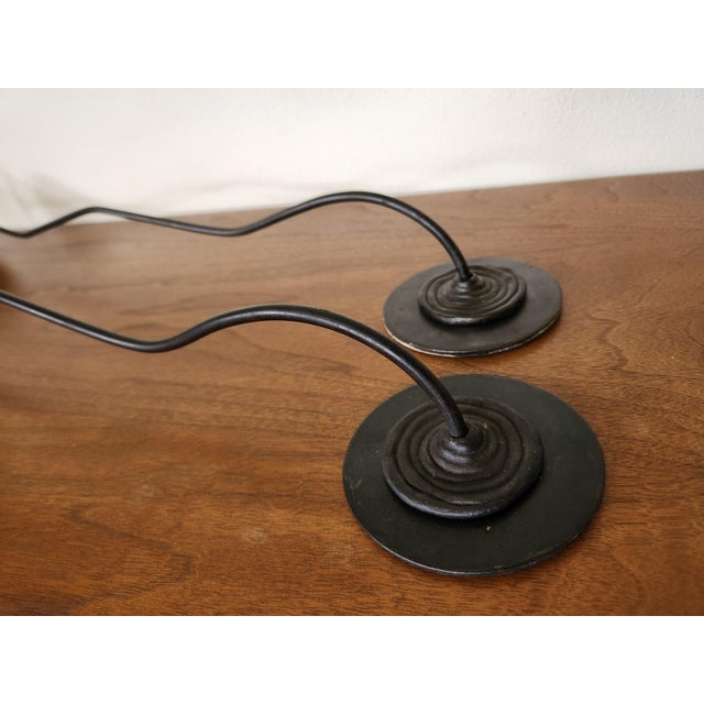 Postmodern 1990s Michael Aram Post Modern Candle Sconces- Set of 2 For Sale - Image 3 of 12