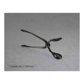 1960s Georg Jensen Sterling Sugar Tongs For Sale