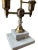 Mid 20th Century Vintage Brass & Marble French Bouillotte 2 Ways Table Desk Lamp For Sale In Columbus - Image 6 of 6