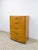 Mid-Century Modern Heywood Wakefield MCM Tallboy 5-Drawer Dresser Pre-Wwii Vintage 32" Wide For Sale - Image 3 of 18