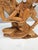 Amber Late 20th-Century Balinese Modernist Rama & Sita – 11.5-Inch Wood Carving [User] For Sale - Image 8 of 12