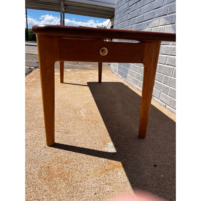 Mid 20th Century Hans Wegner at-11 Teak Coffee Table for Andreas Tuck For Sale In Denver - Image 6 of 12