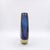 Blue Flattened Optical Twisted Vase with Yellow Twist For Sale - Image 9 of 13