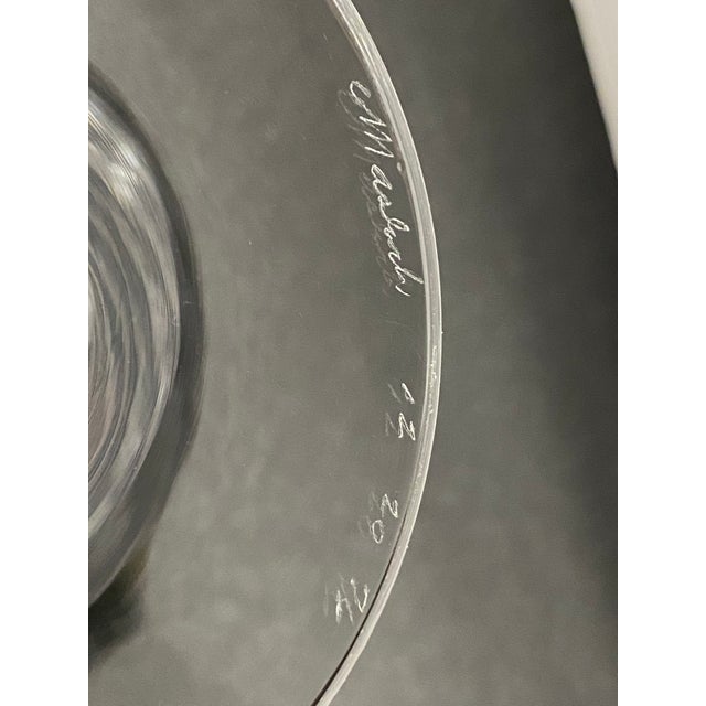 Transparent Vintage Hand Blown Wine Glasses - Set of 4 For Sale - Image 8 of 13