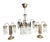 Art Nouveau Hanging Lamps, 1950s, Set of 3 For Sale