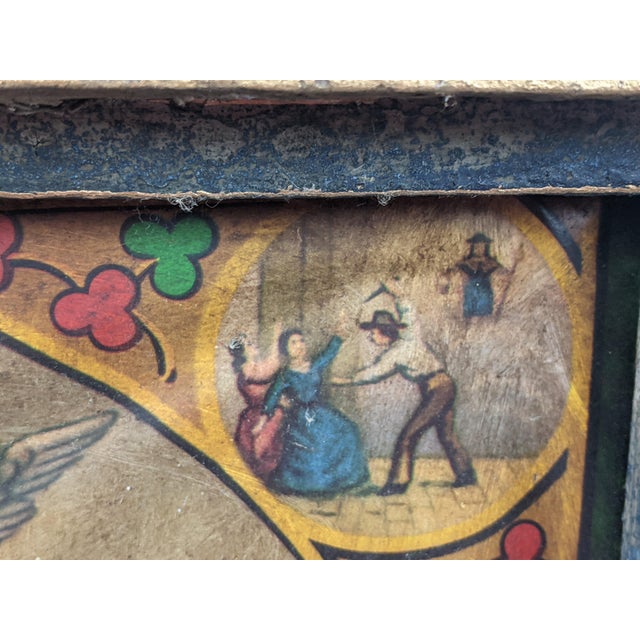 Antique Spanish Colonial Santo Niño De Atocha Retablo in Giltwood Mirrored Frame For Sale In New York - Image 6 of 18