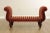English Late 20th Century William IV Style Carved Mahogany Window Bench For Sale - Image 3 of 13