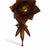 Mid-Century Modern Gilt Brass Floral Wall Sconce from Maison Jansen For Sale - Image 3 of 6