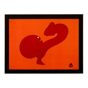 2002 Canadian Exhibition Postcard, "Le Château Dialogue" From 1971 Canadian Poster, Vittorio Fiorucci