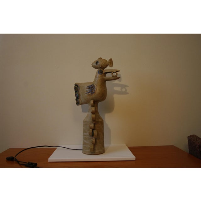 Stoneware Lamp by Pierre Koppe, 1979 For Sale - Image 16 of 16