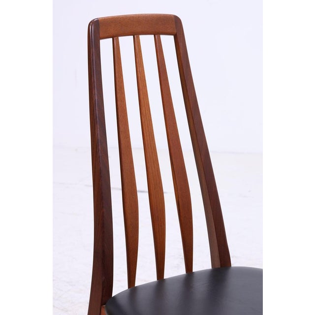 Wood Danish Eva Chairs in Teak by Niels Koefoed, Set of 4 For Sale - Image 7 of 18