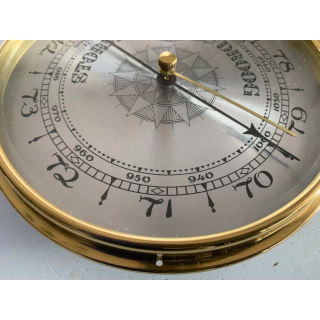 Barometer in Brass, 1980s-1990s For Sale - Image 15 of 18