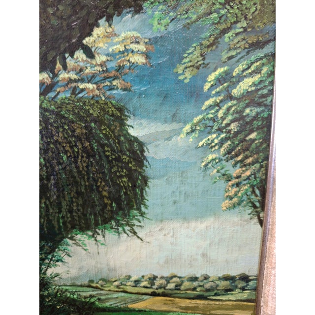 Landscape of Classical Sculptures Overlooking a Lush Country by Robert Franke C.1950s For Sale In San Francisco - Image 6 of 12