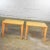 Wood Mid Century Modern Side Tables or End Tables Blonde With Laminate Tops a Pair For Sale - Image 7 of 13