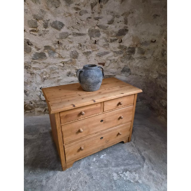 Antique Rustic Pine Chest of Drawers, 1890s For Sale - Image 15 of 18